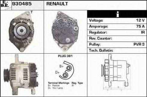 EDR 930485 - Alternateur cwaw.fr