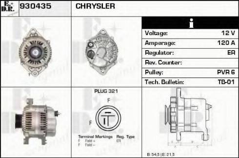 EDR 930435 - Alternateur cwaw.fr