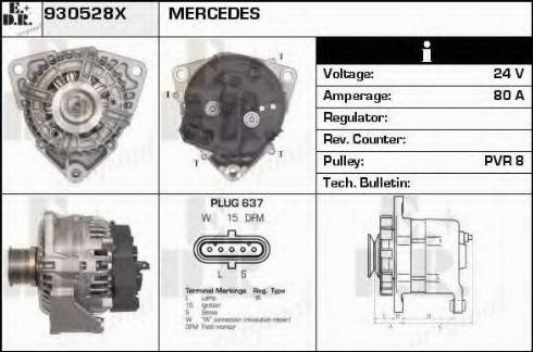 EDR 930528X - Alternateur cwaw.fr