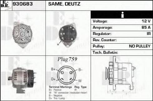 EDR 930683 - Alternateur cwaw.fr