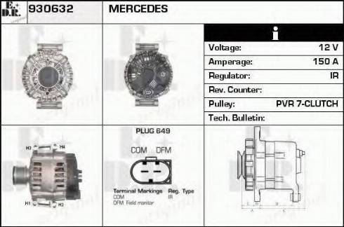 EDR 930632 - Alternateur cwaw.fr