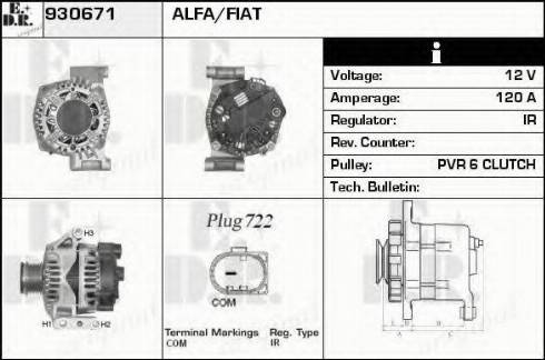 EDR 930671 - Alternateur cwaw.fr