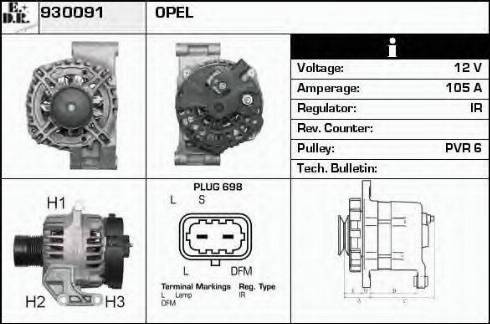 EDR 930091 - Alternateur cwaw.fr