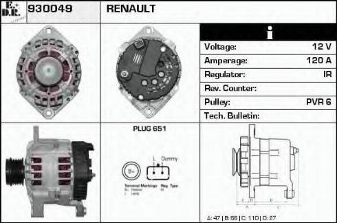 EDR 930049 - Alternateur cwaw.fr