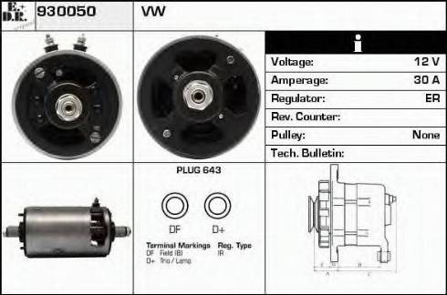 EDR 930050 - Alternateur cwaw.fr