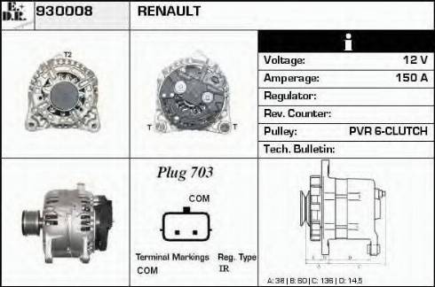 EDR 930008 - Alternateur cwaw.fr