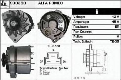 EDR 930350 - Alternateur cwaw.fr