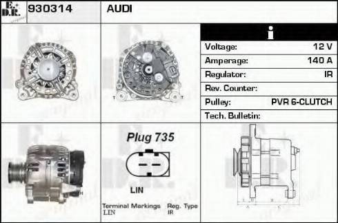 EDR 930314 - Alternateur cwaw.fr