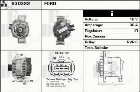 EDR 930322 - Alternateur cwaw.fr