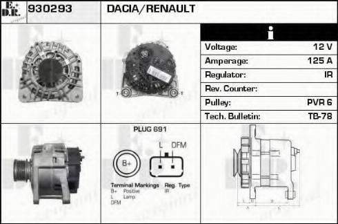 EDR 930293 - Alternateur cwaw.fr