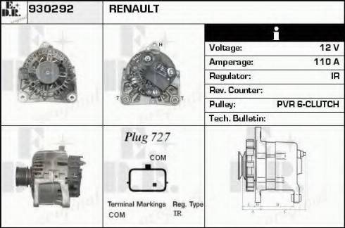 EDR 930292 - Alternateur cwaw.fr