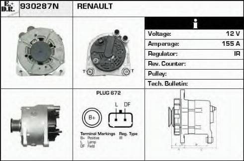 EDR 930287N - Alternateur cwaw.fr