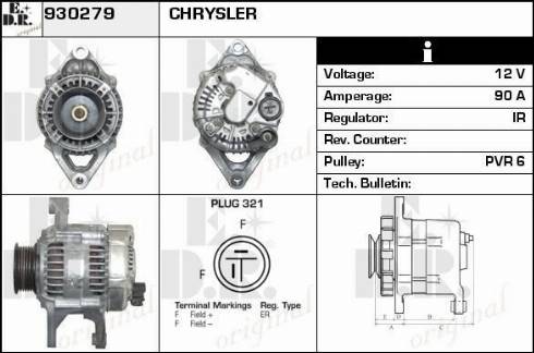 EDR 930279 - Alternateur cwaw.fr