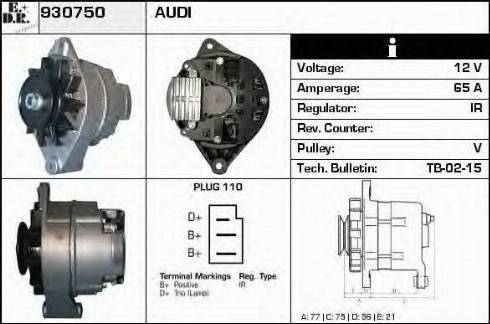 EDR 930750 - Alternateur cwaw.fr