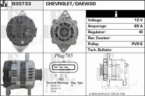 EDR 930733 - Alternateur cwaw.fr