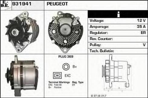 EDR 931941 - Alternateur cwaw.fr