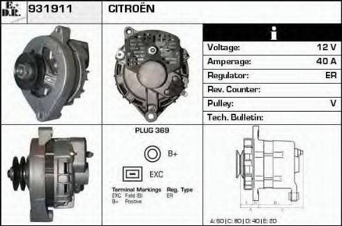 EDR 931911 - Alternateur cwaw.fr