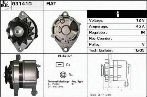 EDR 931410 - Alternateur cwaw.fr