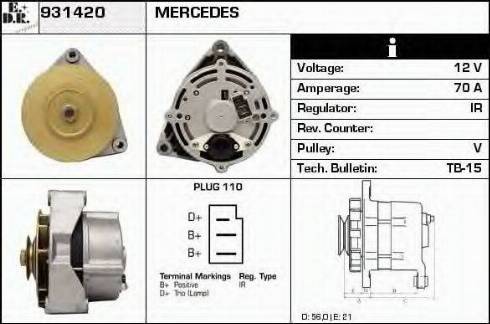 EDR 931420 - Alternateur cwaw.fr