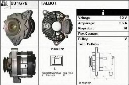 EDR 931672 - Alternateur cwaw.fr