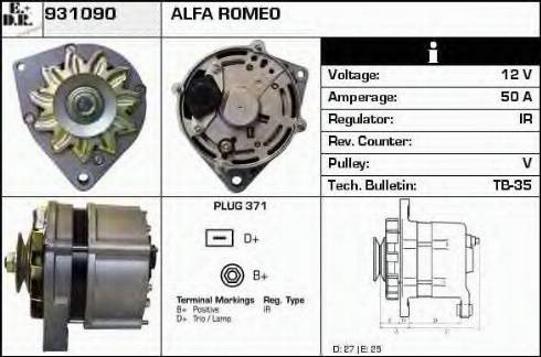 EDR 931090 - Alternateur cwaw.fr