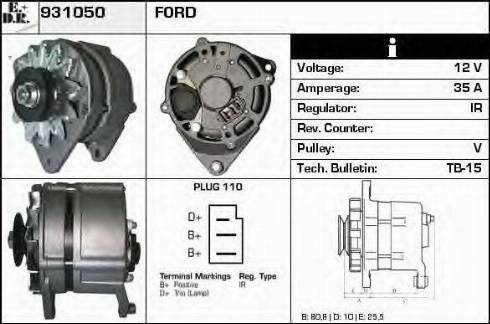 EDR 931050 - Alternateur cwaw.fr