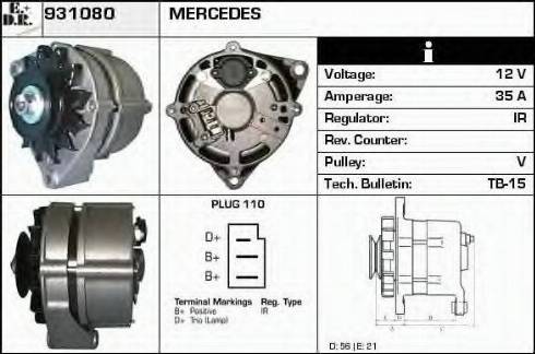 EDR 931080 - Alternateur cwaw.fr