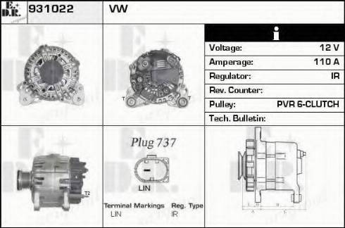 EDR 931022 - Alternateur cwaw.fr