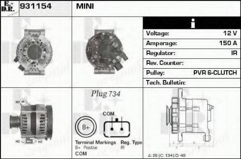 EDR 931154 - Alternateur cwaw.fr