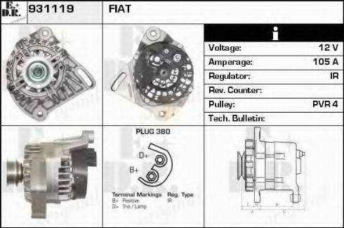 EDR 931119 - Alternateur cwaw.fr