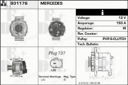 EDR 931176 - Alternateur cwaw.fr