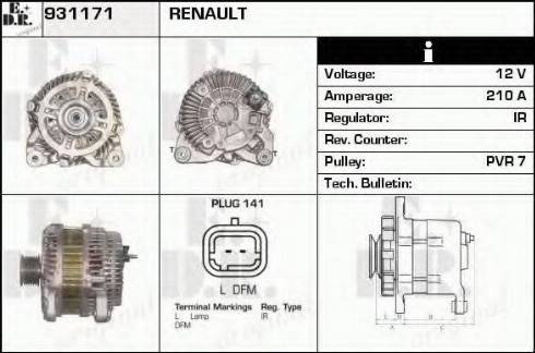 EDR 931171 - Alternateur cwaw.fr