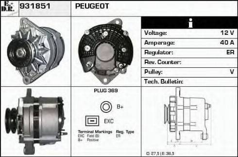 EDR 931851 - Alternateur cwaw.fr