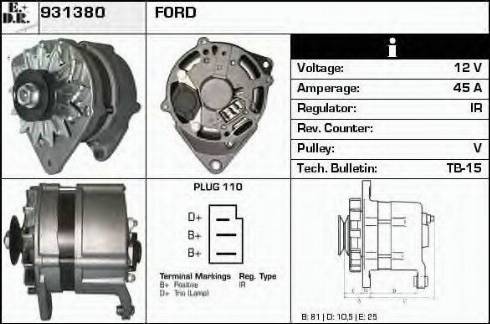 EDR 931380 - Alternateur cwaw.fr