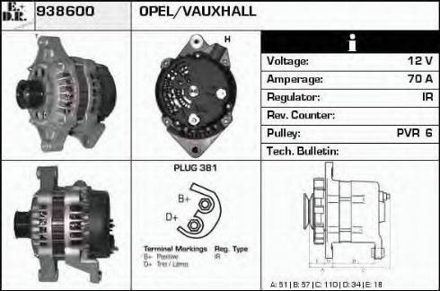 EDR 938600 - Alternateur cwaw.fr