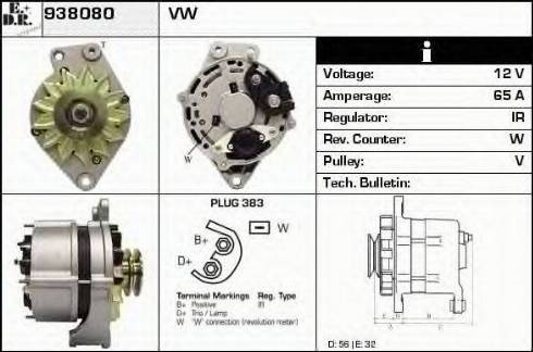 EDR 938080 - Alternateur cwaw.fr