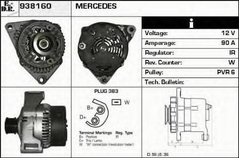 EDR 938160 - Alternateur cwaw.fr