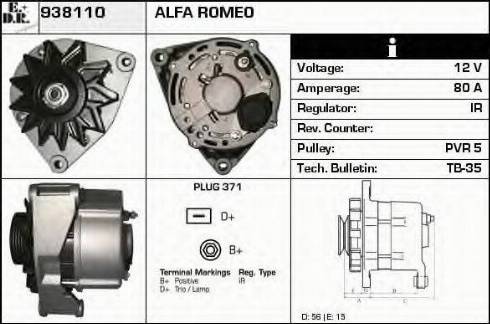 EDR 938110 - Alternateur cwaw.fr