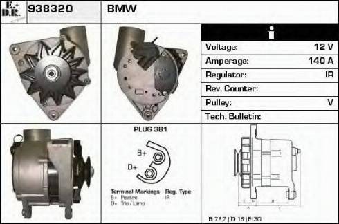 EDR 938320 - Alternateur cwaw.fr