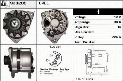 EDR 938200 - Alternateur cwaw.fr