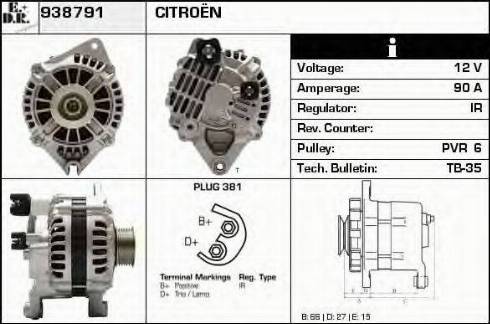 EDR 938791 - Alternateur cwaw.fr