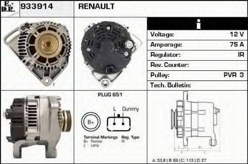 EDR 933914 - Alternateur cwaw.fr