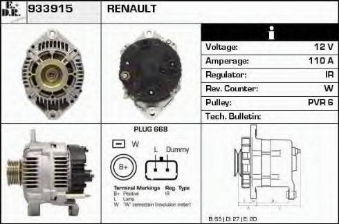 EDR 933915 - Alternateur cwaw.fr