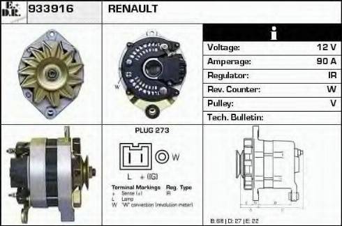 EDR 933916 - Alternateur cwaw.fr