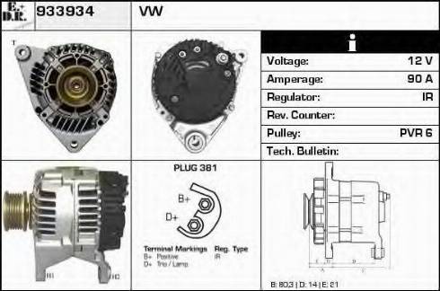 EDR 933934 - Alternateur cwaw.fr