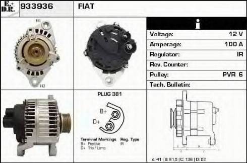 EDR 933936 - Alternateur cwaw.fr