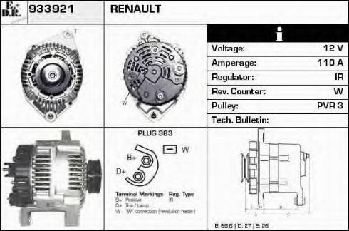 EDR 933921 - Alternateur cwaw.fr