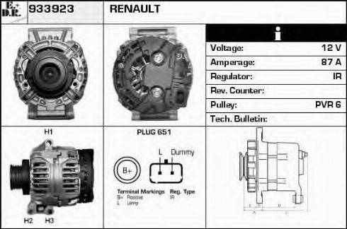 EDR 933923 - Alternateur cwaw.fr