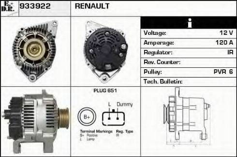 EDR 933922 - Alternateur cwaw.fr