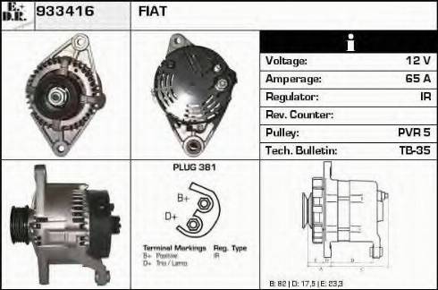 EDR 933416 - Alternateur cwaw.fr